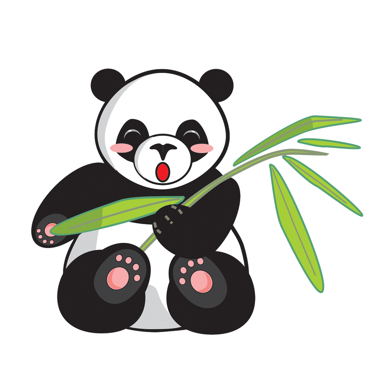 panda cartoon cute free photo