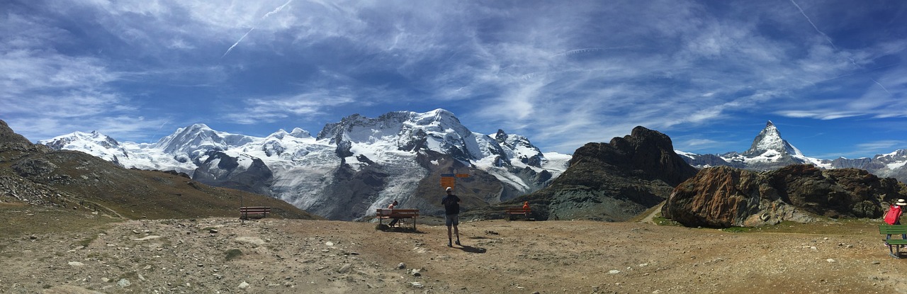 panorama matterhorn zermatt free photo