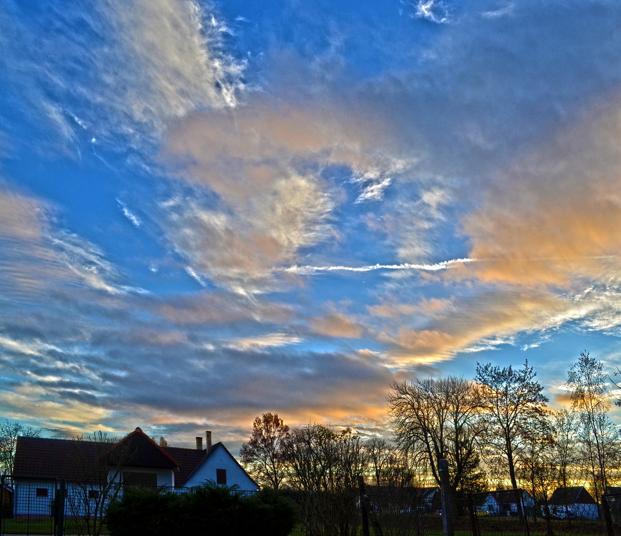 panorama nature clouds free photo