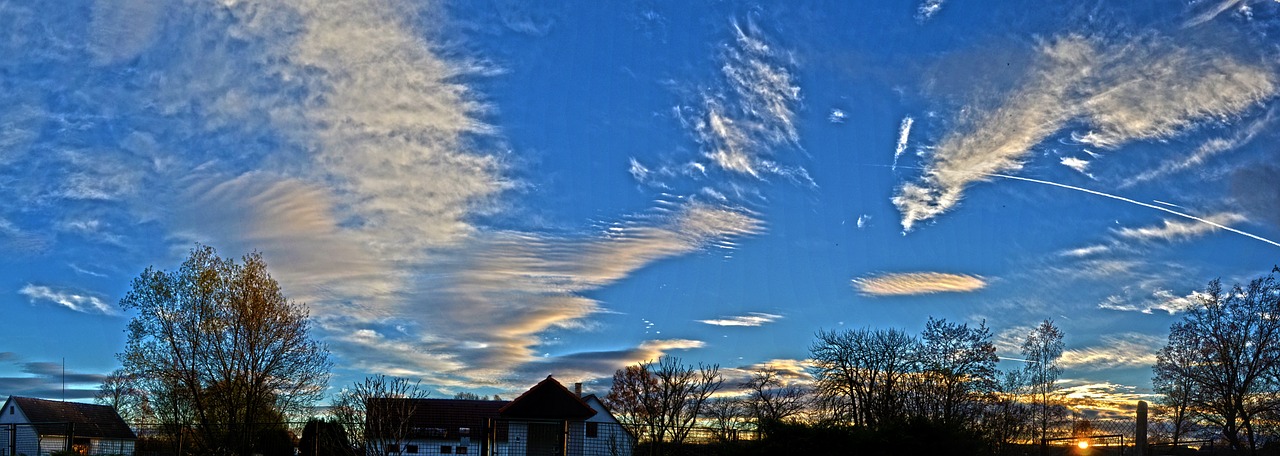 panorama nature clouds free photo