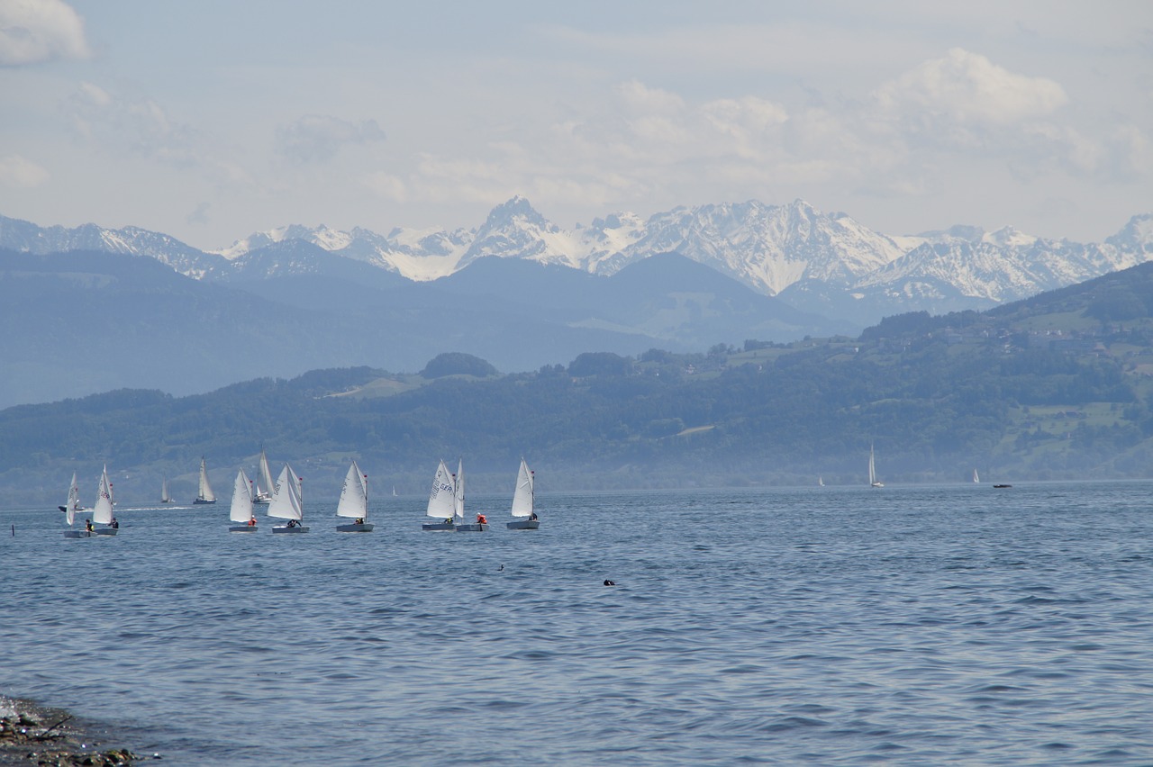 panorama outlook lake constance free photo