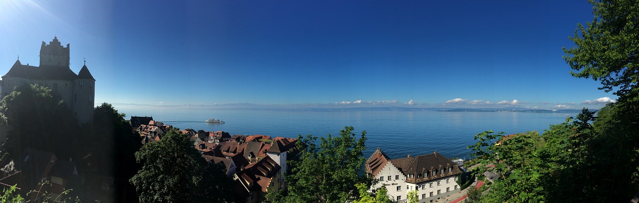 panorama lake lake constance free photo