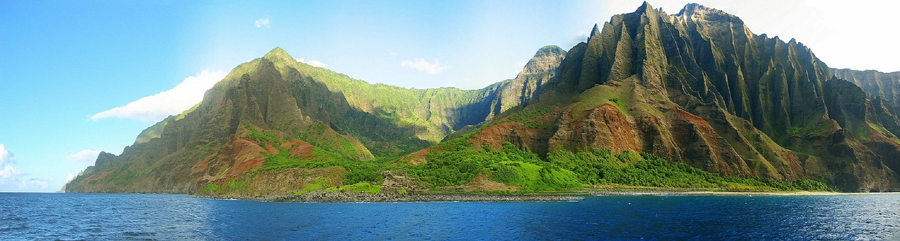 panorama kauai hawaiian islands free photo