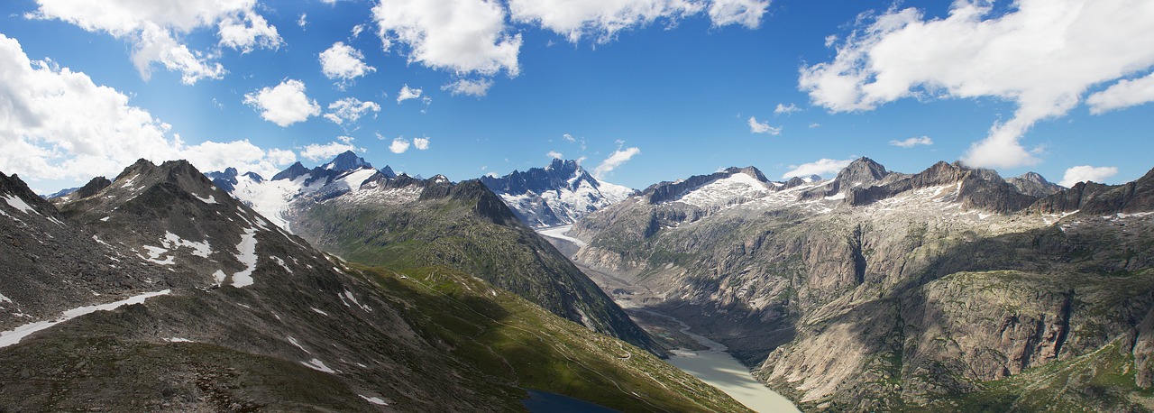 panorama mountains glacier free photo
