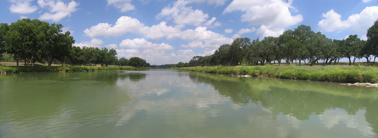panorama pedernales river texas free photo