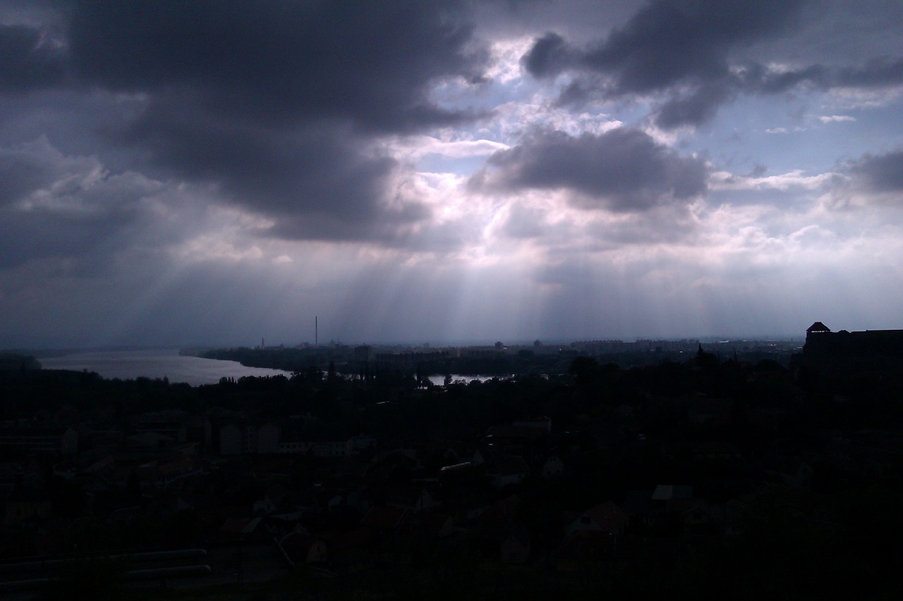 panorama clouds mood free photo