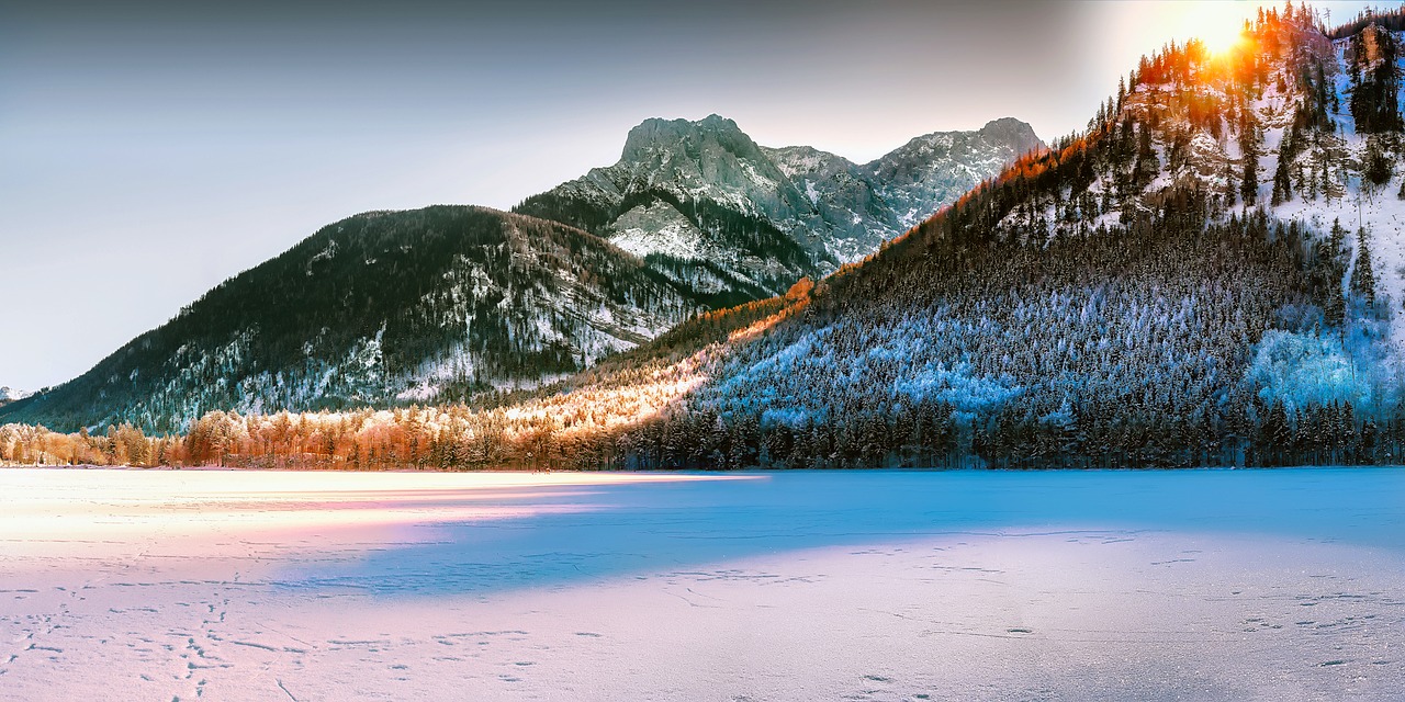 panorama mountains sunrise free photo