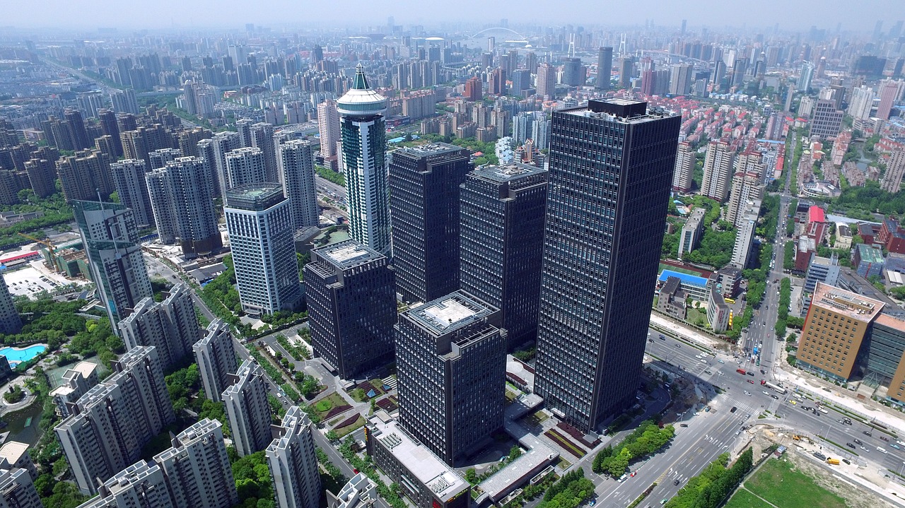 panorama china shanghai free photo