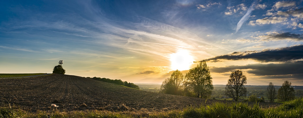 panorama landscape clouds free photo