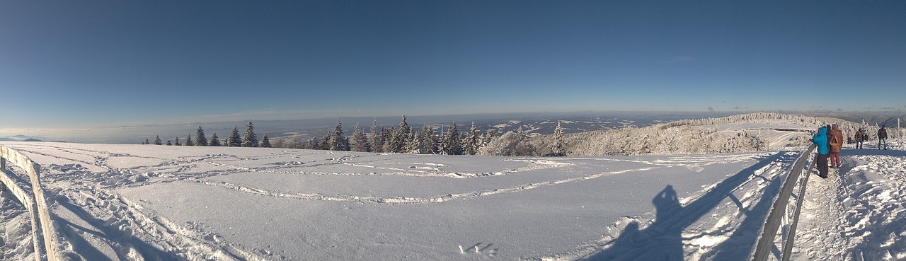 panorama winter snow free photo