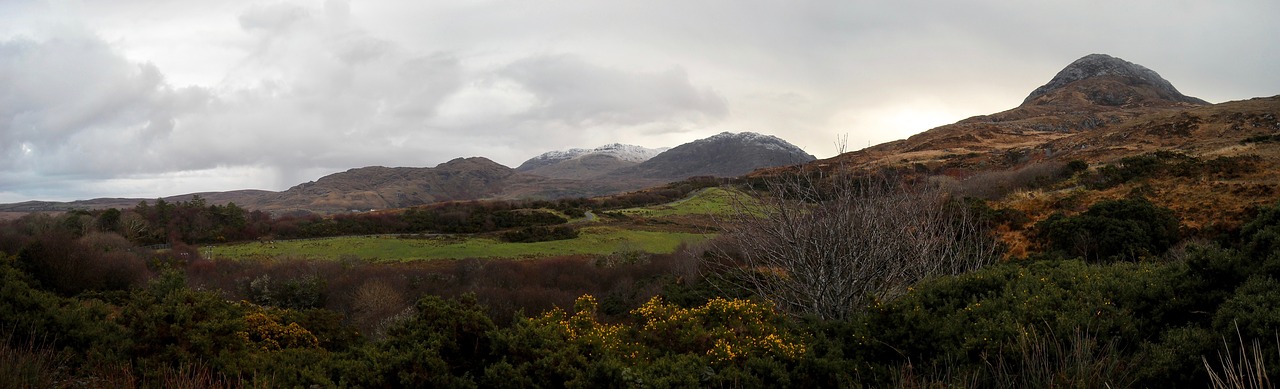 panorama landscape ireland free photo