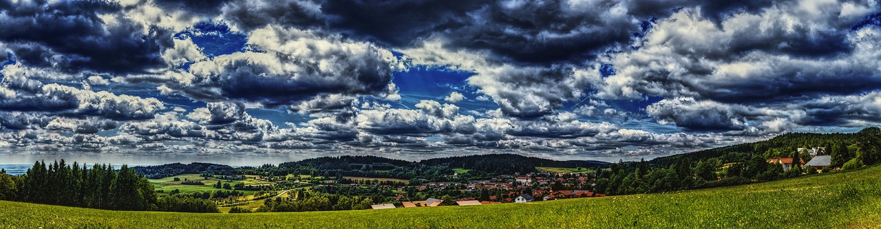 panorama bavarian forest sankt englmar free photo