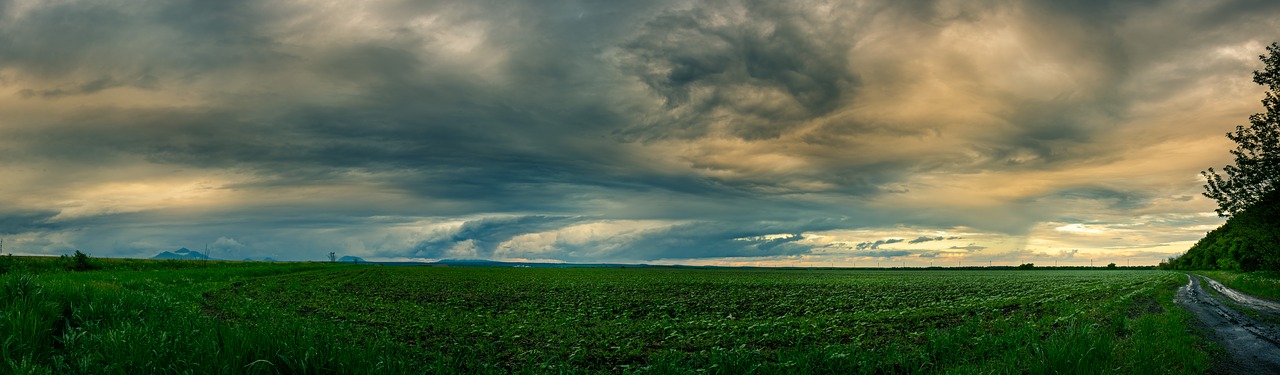 panorama clouds sky free photo