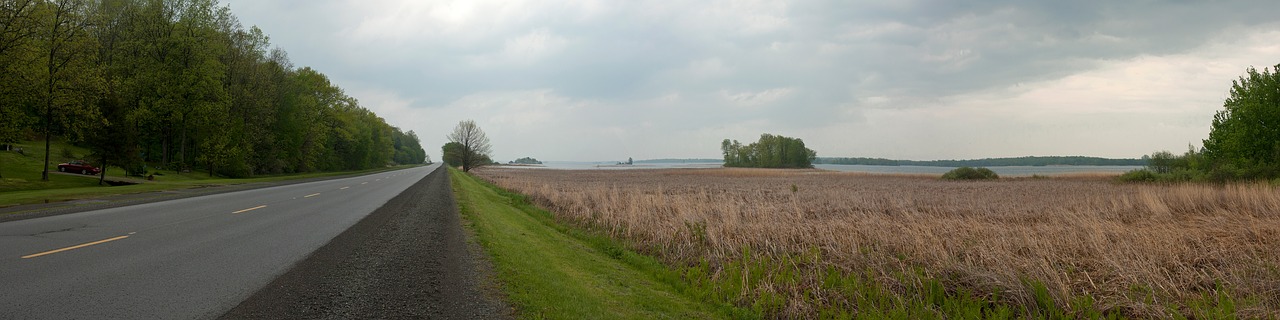 panorama country road free photo