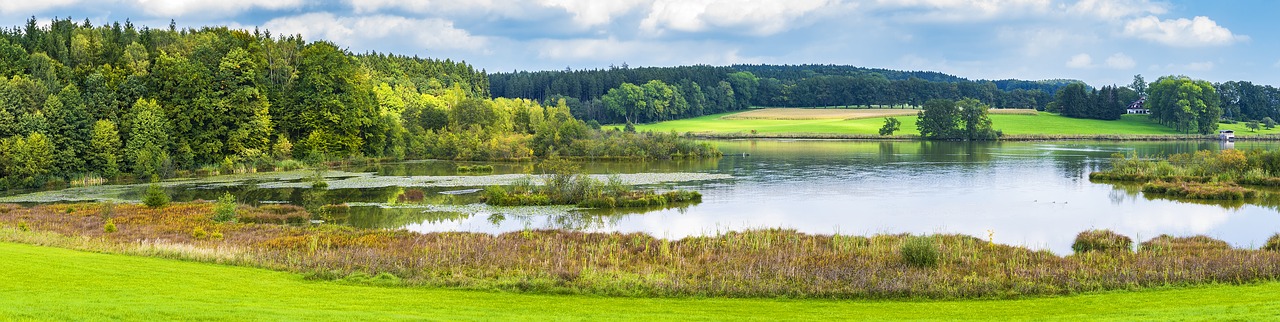 panorama lake sky free photo