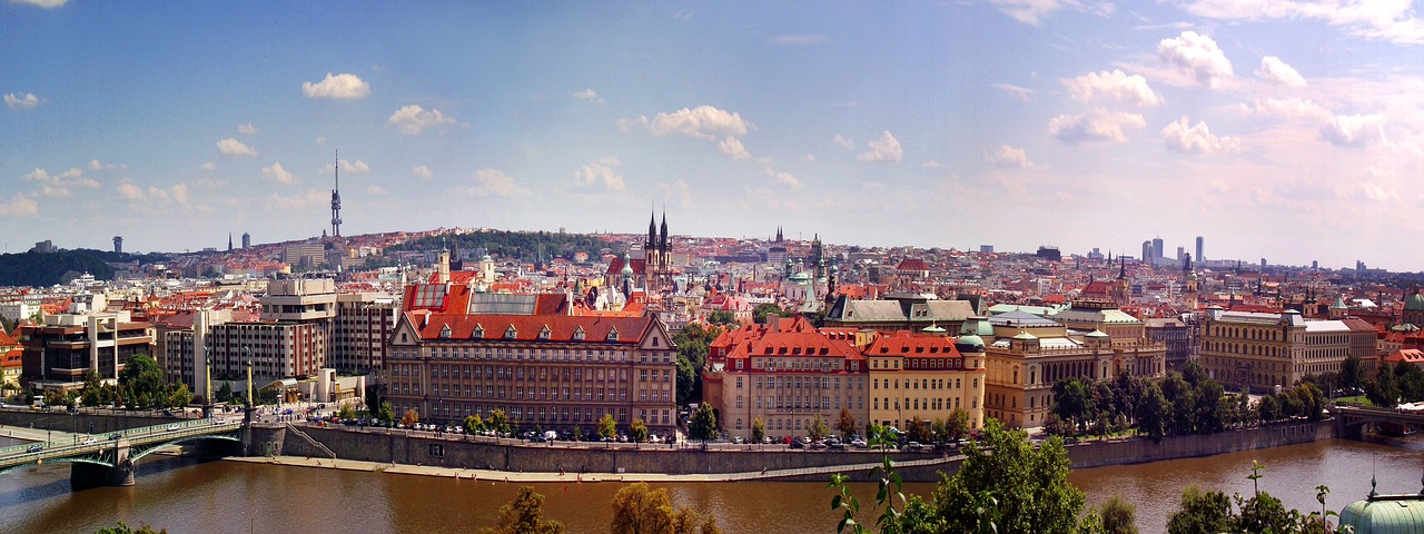 panorama prague landscape free photo