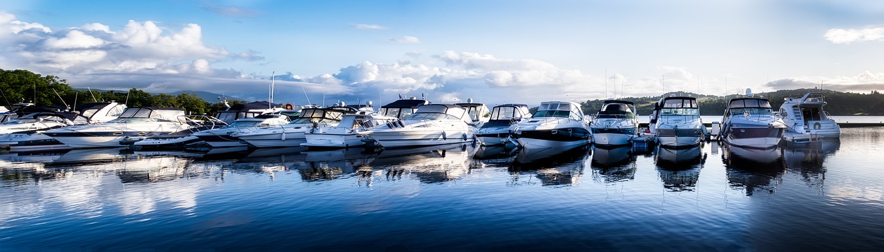 panorama boats marina free photo