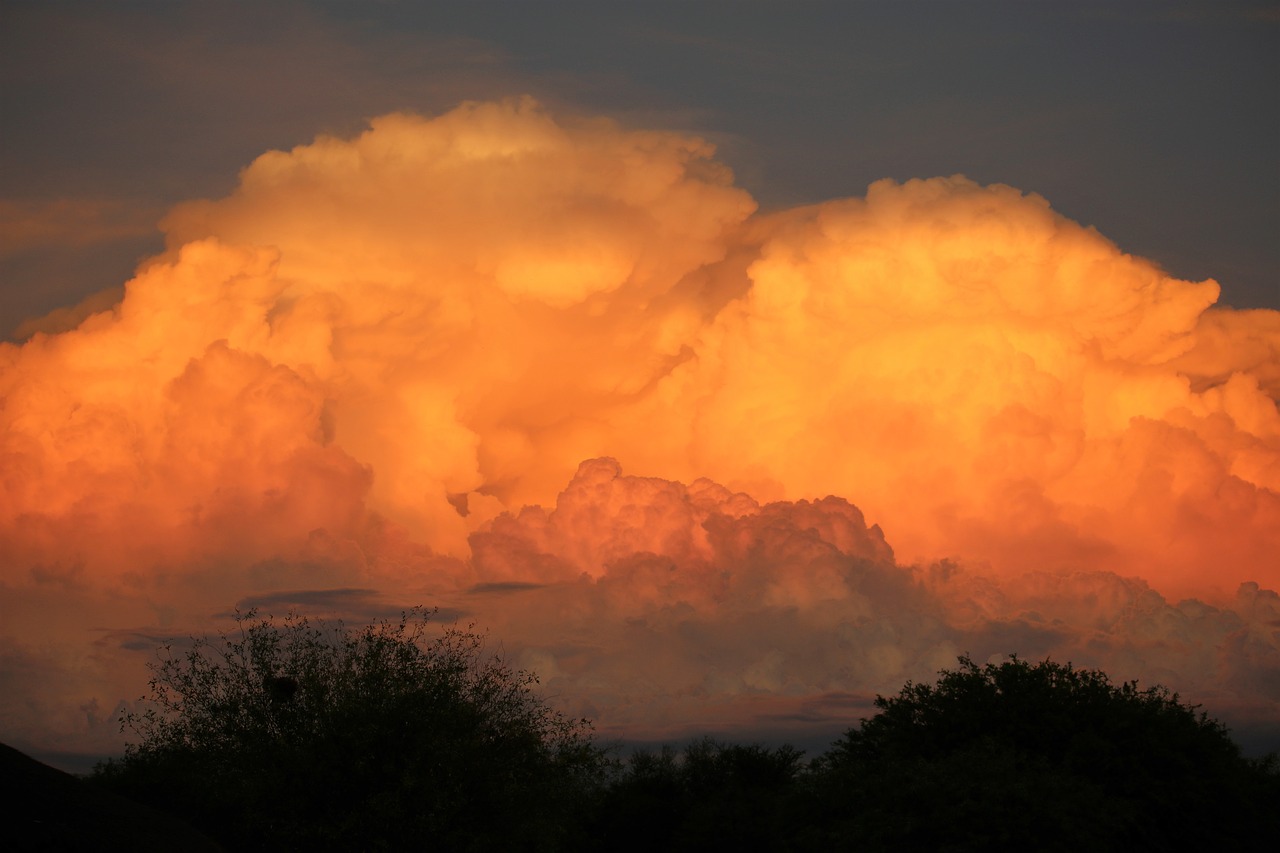 panorama sunset nature free photo