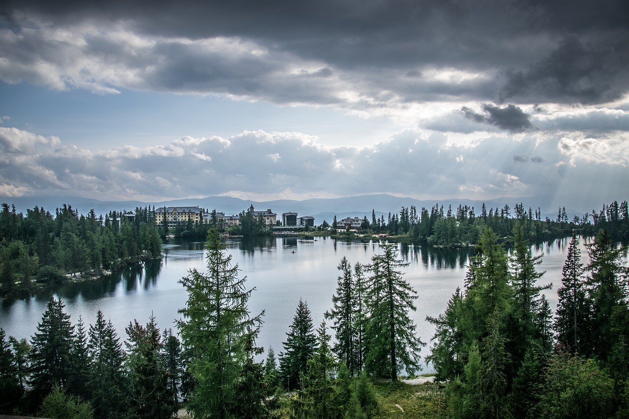 panorama pleso high tatras free photo