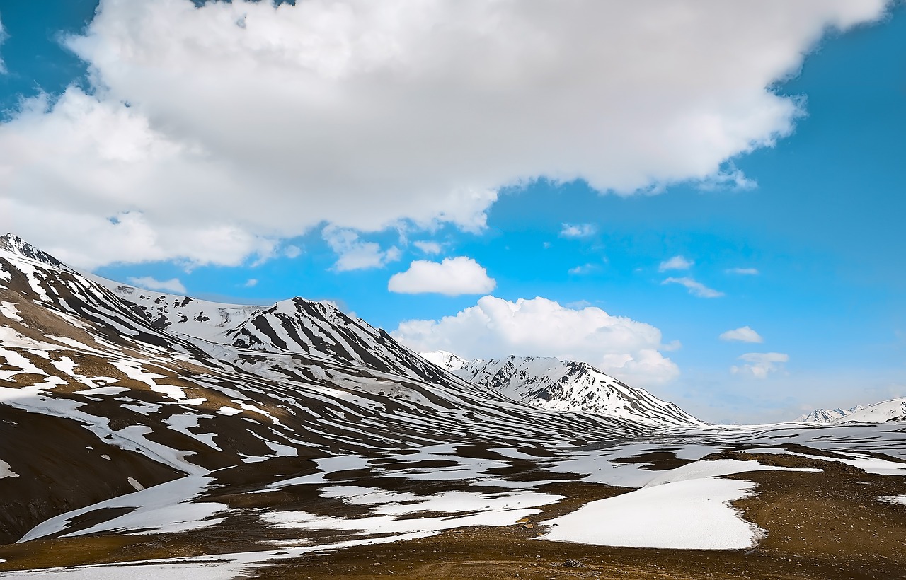 panorama snow mountain free photo