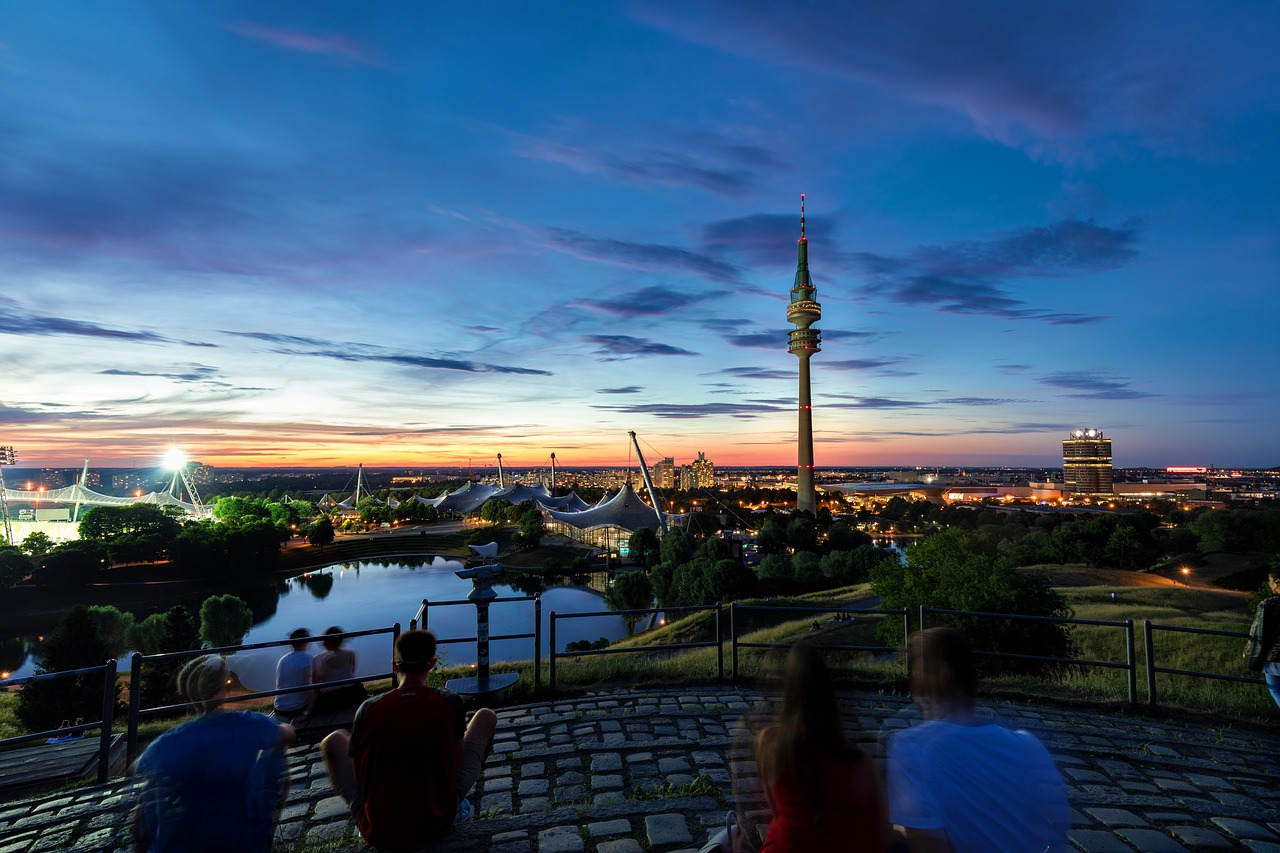 panorama sunset sky free photo