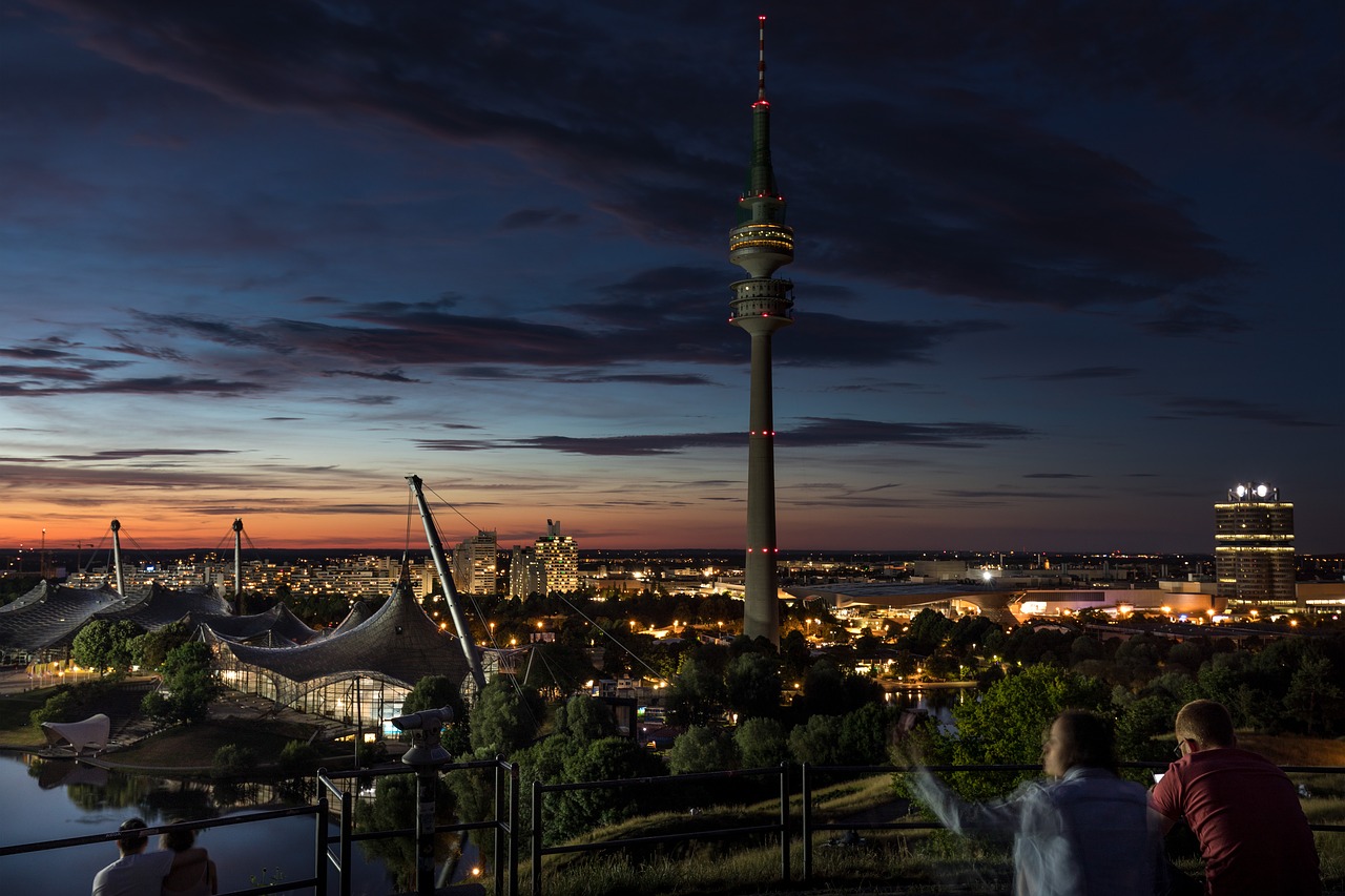 panorama sunset sky free photo