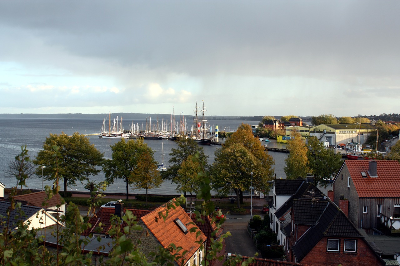 panorama  city  eckernförde free photo