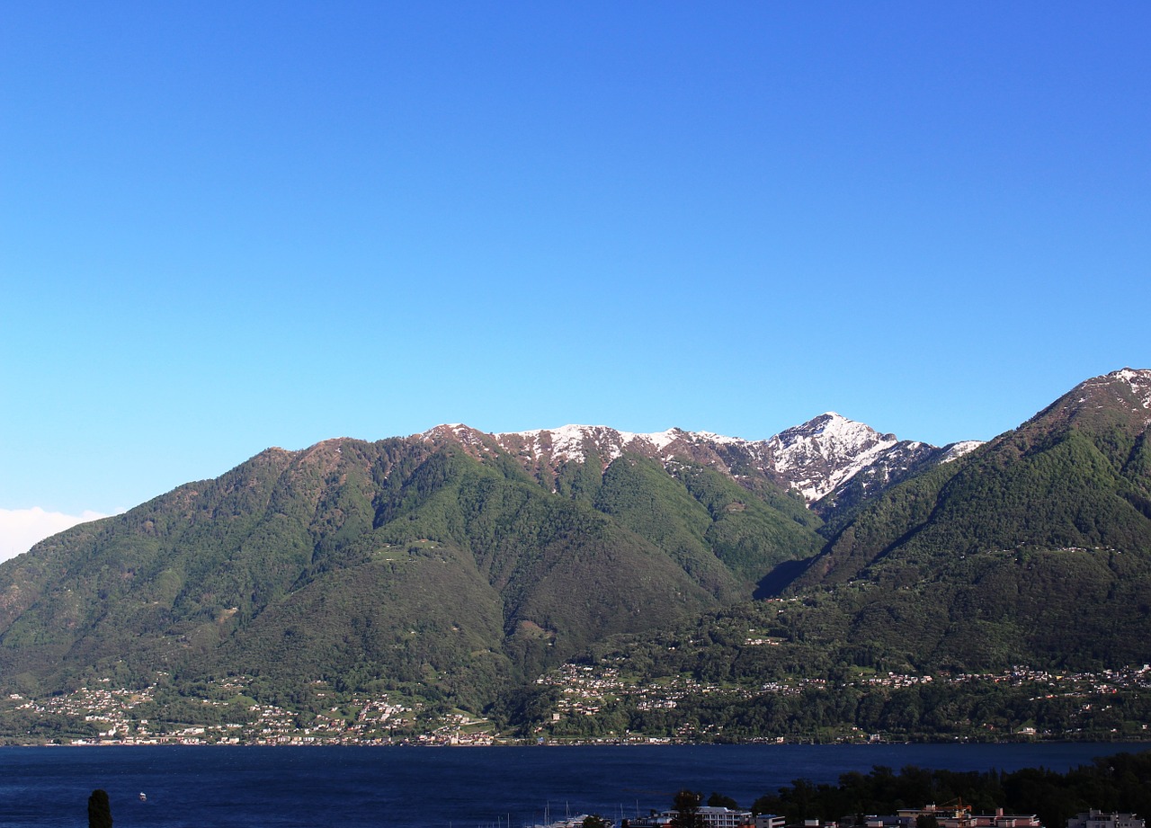 panorama locarno lago maggiore free photo