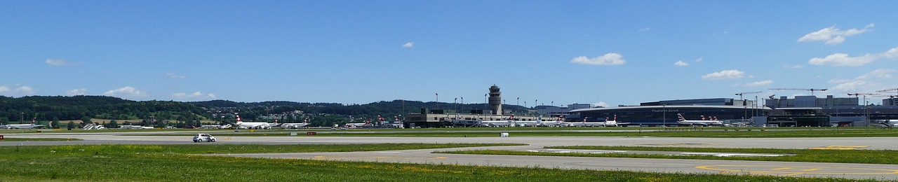 panorama  airport  zurich free photo