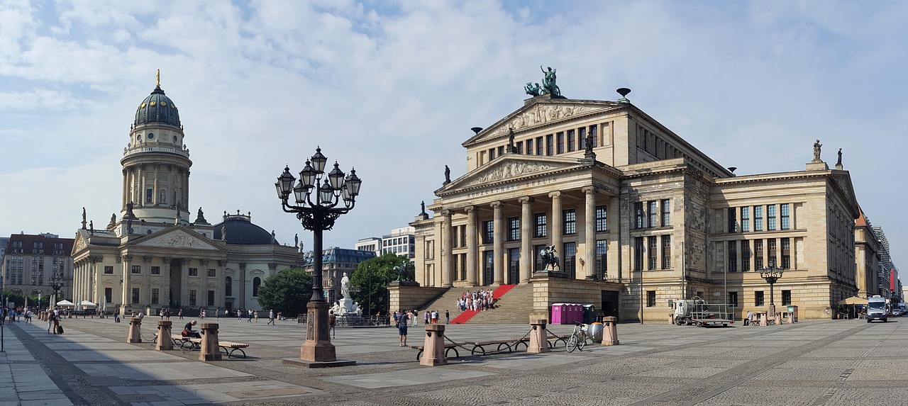 panorama  gendarmenmarkt  berlin free photo