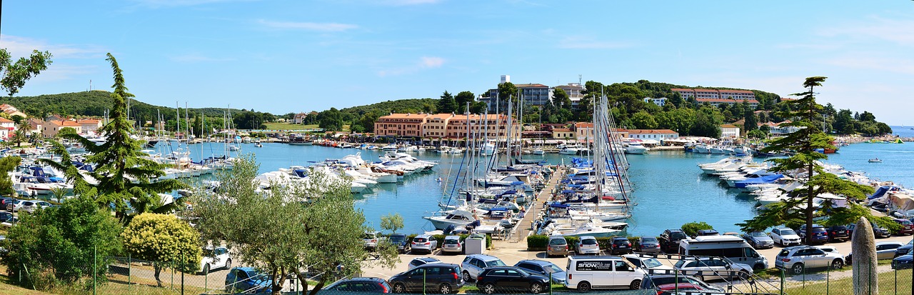 panorama  port  istria free photo