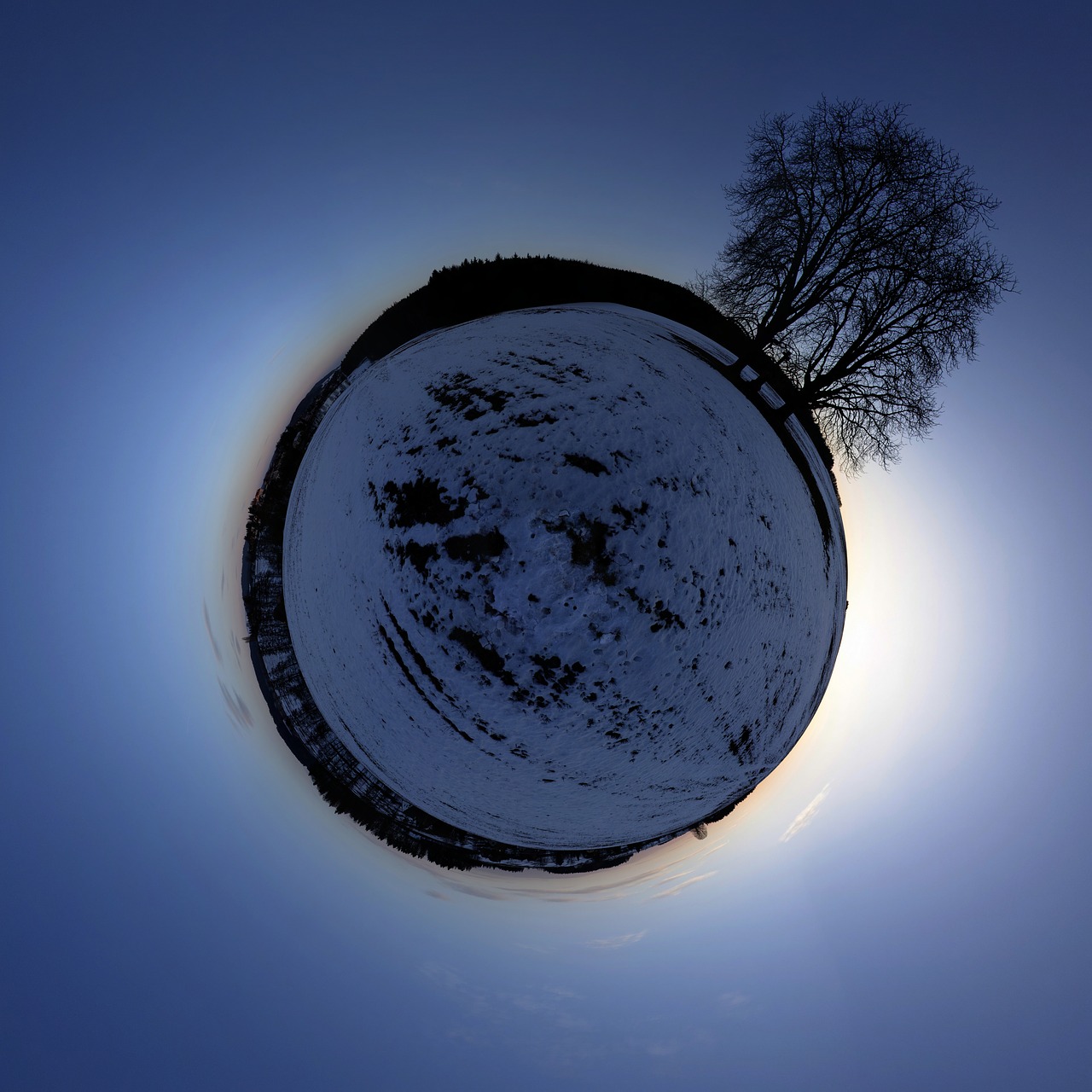 panorama  winter  landscape free photo