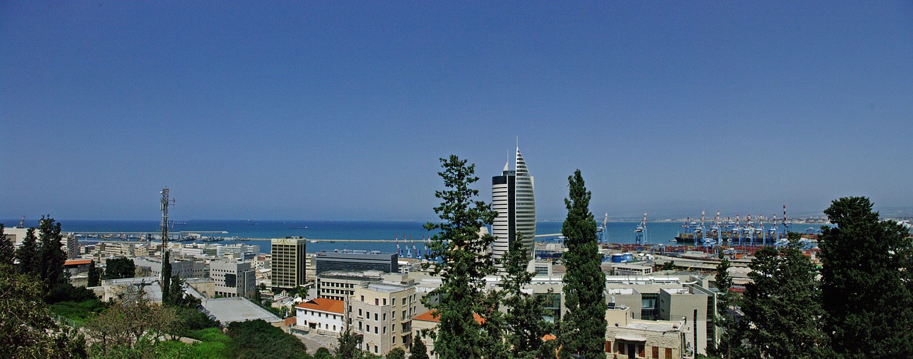 panorama haifa israel free photo