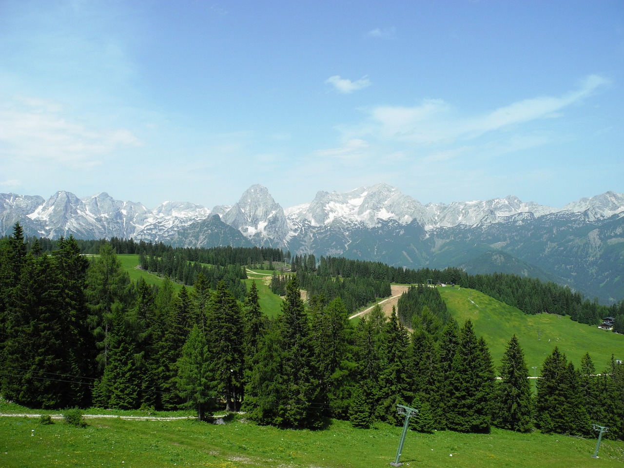 panorama hiking mountains free photo