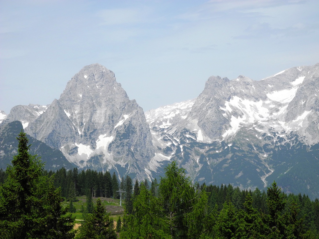 panorama hiking mountains free photo