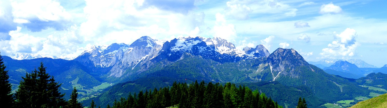 panorama tennengebirge mountains free photo