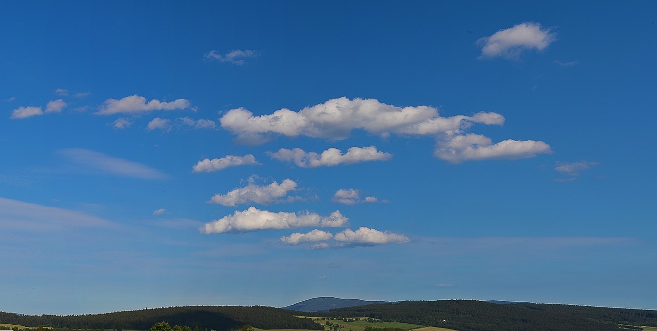 panorama heaven clouds free photo