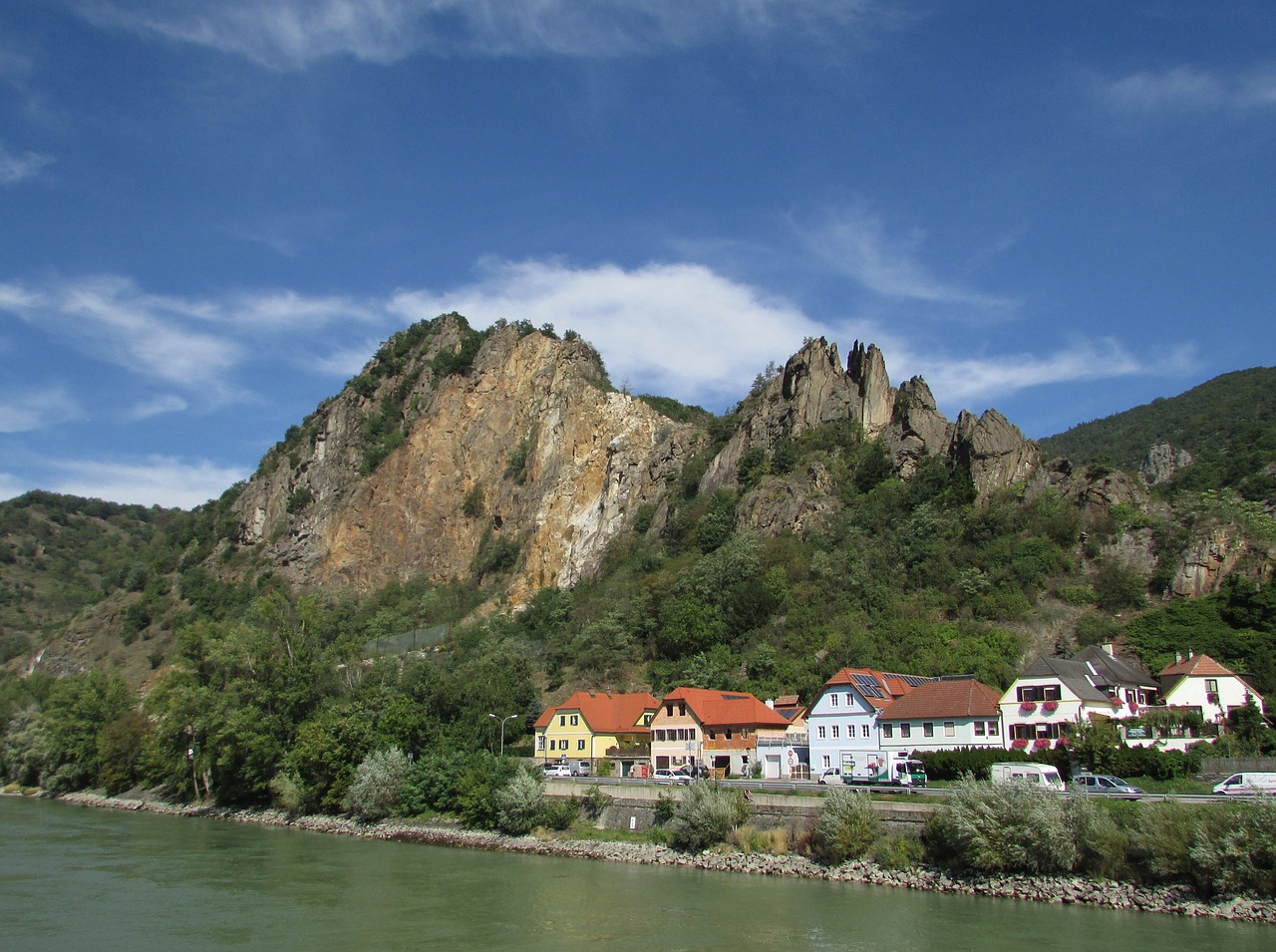 panorama landscape danube valley free photo