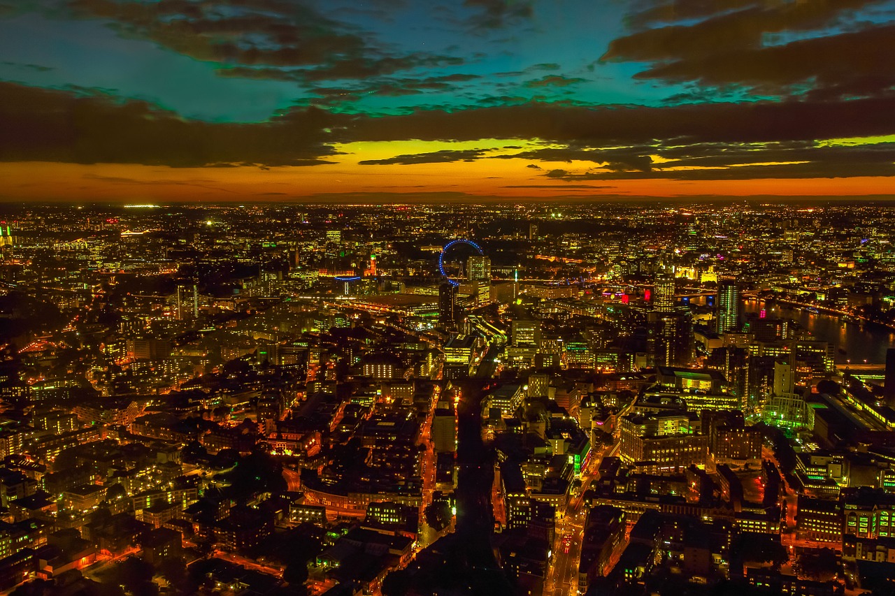 panorama views of the city london free photo