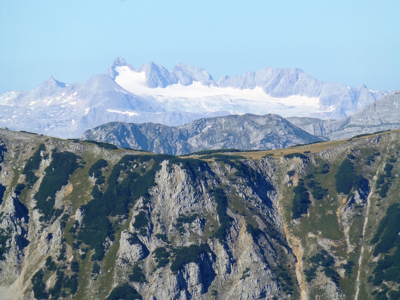 panorama alpine landscape free photo