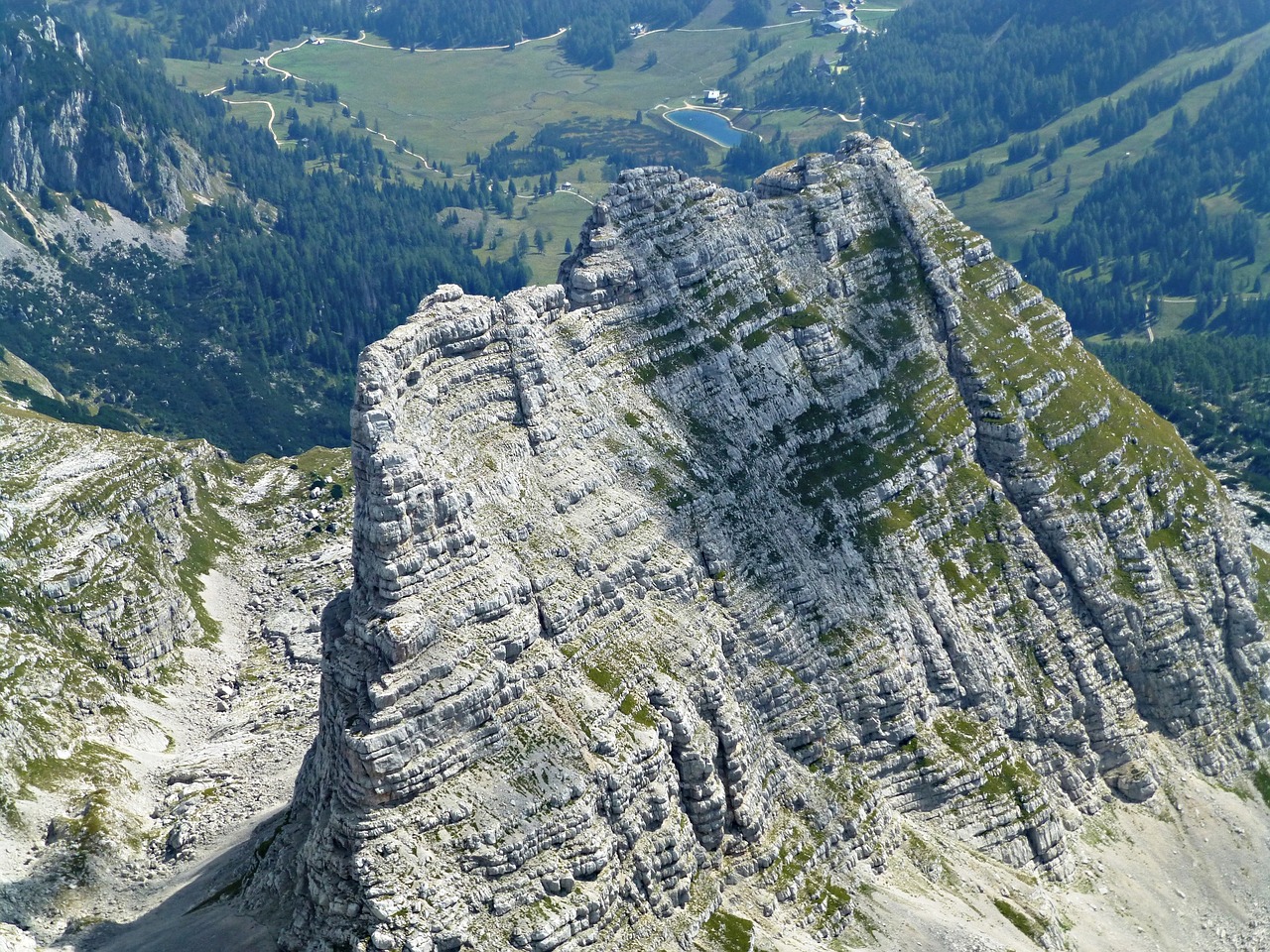 panorama alpine landscape free photo