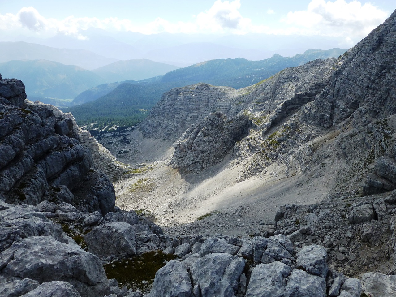 panorama alpine landscape free photo