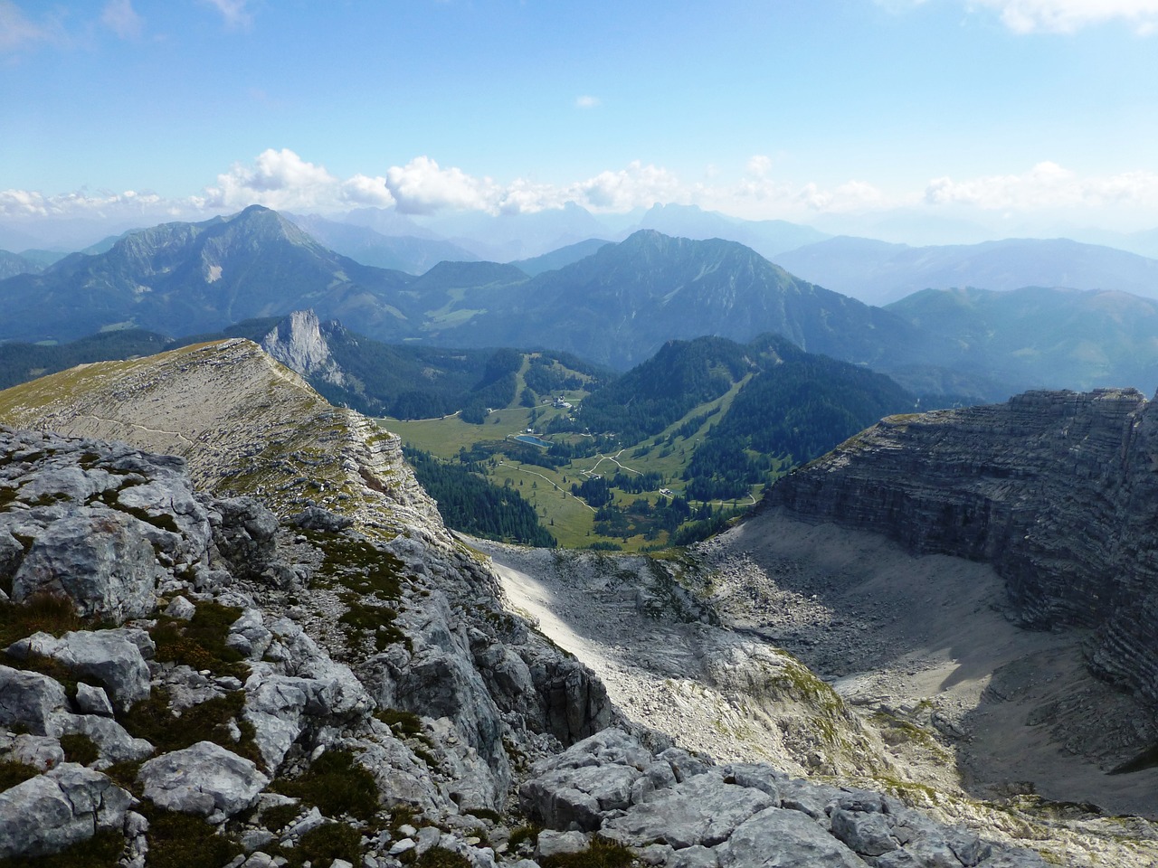 panorama alpine landscape free photo