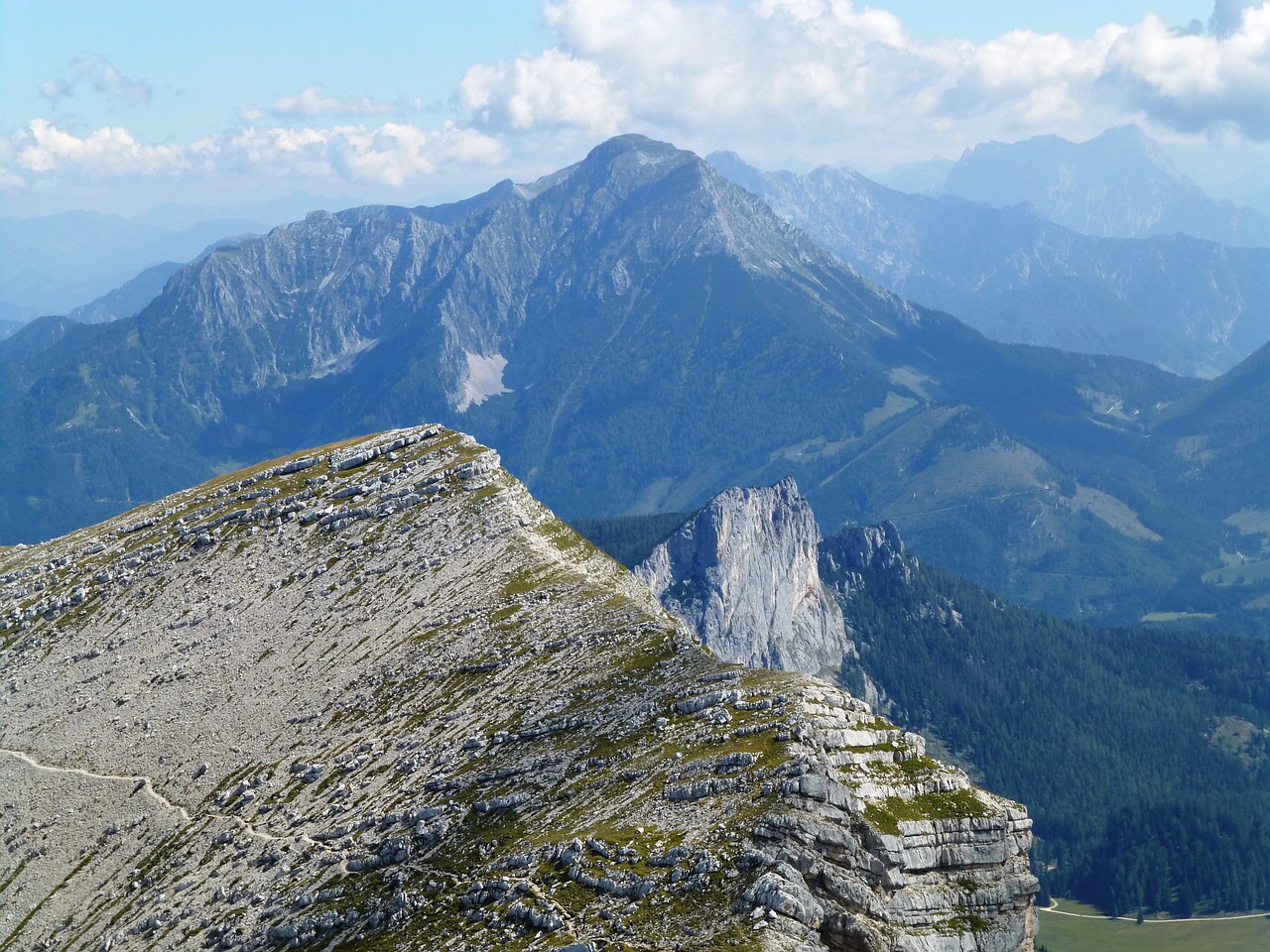 panorama alpine landscape free photo