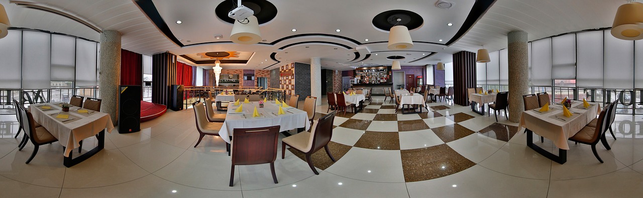 panorama of the landscape restaurant hotel free photo