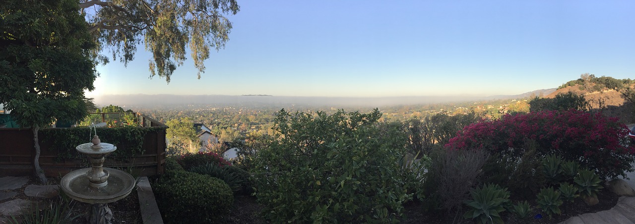 panoramic santa barbara coast free photo