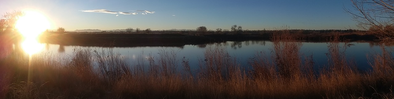 panoramic sun sunset free photo