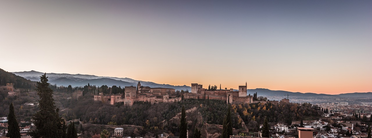 panoramic  alhambra  granada free photo