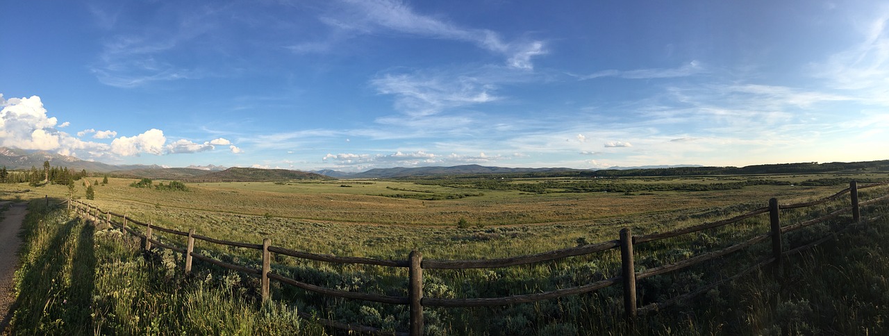 panoramic mountain nature free photo