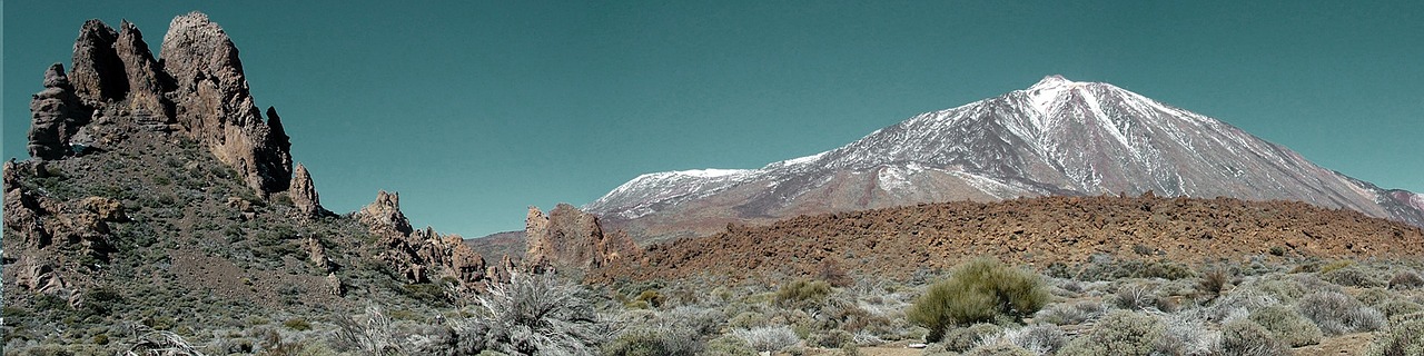 panoramic teide canary islands free photo